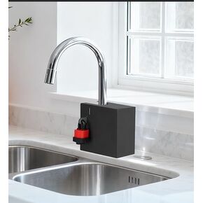 Water Spigot Lock,Child Proof Sink Faucet Lock for Kitchen & Bathroom Sinks,Prevents Water Flow, scalds & Flooding; Tool-Free Setup, Reliable Protection for Babies, Pets and Home Daily use in Kuwait