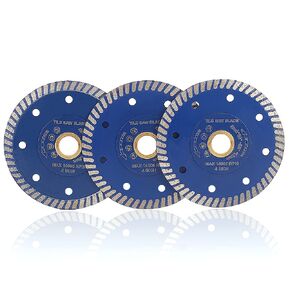 3pc/Lot 4.5 inch Diamond Blade Super Thin Diamond Turbo Saw Blade Porcelain Tile Blade for Granite Marble Ceramic Tile Cutting in Kuwait