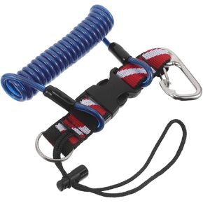Luxshiny Scuba Diving Detachable Instantly During Underwater Emergencies with Quick Release Buckle Lanyard Stainless Steel and TPU Webbing for Cameras and Dive Lights Suitable for Diving in Kuwait