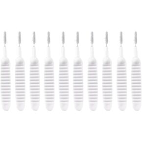 PRETYZOOM 30pcs Anti-Clogging Small Cleaning Brush for Phone Hole and Shower Nozzle Hole, Plastic Material with Thin Design for Cleaning Hard-to-Reach Areas and Preventing Clogs in Kuwait