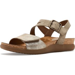 EuroSoft Womens Halle Gold/Taupe 7 B - Medium in Saudi Arabia