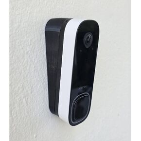 10° Vertical Angle Wedge Mount Compatible with ecobee Smart Video Doorbell Camera Down Tilt Bracket. 3D Printed UV Resistant in Saudi Arabia