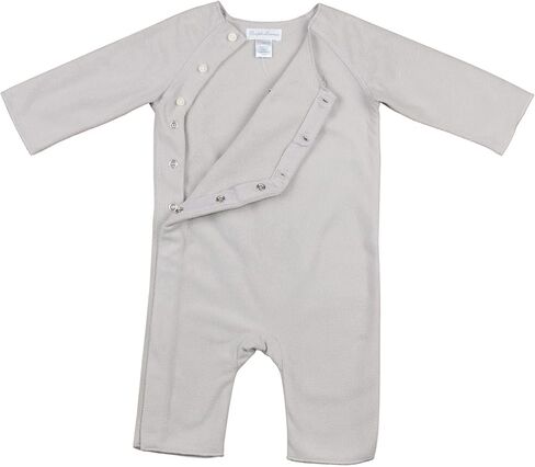 RL Infant Boy's (0M-24M) Lux Micro Long Sleeve Body Suit (6M, Gray) in Kuwait