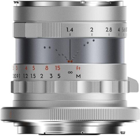 Thypoch Full-Frame Photography Lens Simera 35mm f1.4 for Canon RF Mount - Silver in Saudi Arabia