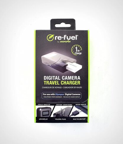 Digipower - RF-TC-55O Travel Charger for Most Olympus Camera Batteries - Black in Saudi Arabia