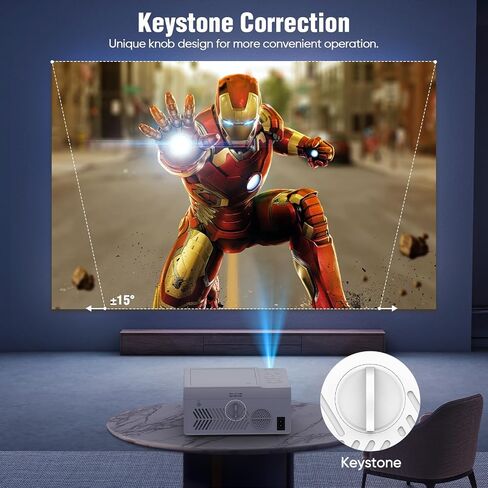 TMY Bluetooth Projector with DVD Player Built in, 1080P Mini Projector, Portable DVD Projector for Outdoor Movies, Compatible with Smartphone/PC/TV Stick/HDMI/USB/TF (white) in Saudi Arabia