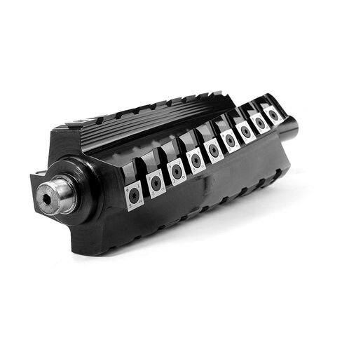 FINDBUYTOOL Helical Cutterhead for Delta DJ-20 8" Jointer - Carbide Insert Cutterhead Replacement for Models 37-350, 37-365X, 37-680, 37-680X - Includes 40 Knives, Screws, Tools & Bearings in Saudi Arabia