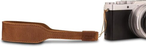 MegaGear MG1613 SLR, DSLR Genuine Leather Wrist Strap, Brown, One Size in Kuwait
