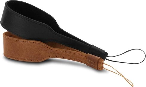 MegaGear MG1613 SLR, DSLR Genuine Leather Wrist Strap, Brown, One Size in Kuwait
