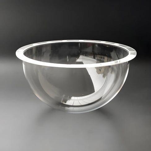 6.2 Inch Acrylic Plexi Glass Clear Dome Cover, Plastic Hemisphere Lens Cap Ball Cover, Surveillance CCTV Camera Housing for Security Camera, 156mm Outer Diameter, 93mm Height in Saudi Arabia