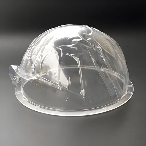 6.2 Inch Acrylic Plexi Glass Clear Dome Cover, Plastic Hemisphere Lens Cap Ball Cover, Surveillance CCTV Camera Housing for Security Camera, 156mm Outer Diameter, 93mm Height in Saudi Arabia