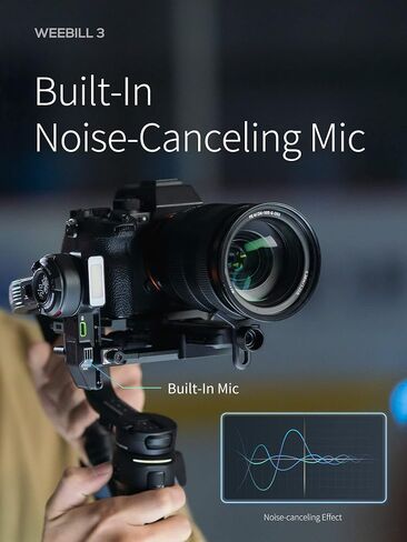 مجموعة ZHIYUN Weebill 3، مثبت جيمبال لكاميرات DSLR والكاميرا غير المرآة، نيكون سوني باناسونيك كانون فوجي فيلم BMPCC 6K، مقبض حبال قابل للتمديد، مسند للمعصم، تكامل الضوء والميكروفون، شحن سريع PD in Kuwait
