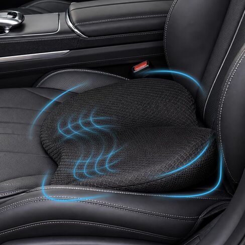 Car Seat Cushions for Driving | Car Seat Cushions,Relieve Sciatica & Back Pain, Improve Driving Posture, Ergonomic Truck Seat Cushion for Long Commute in Kuwait