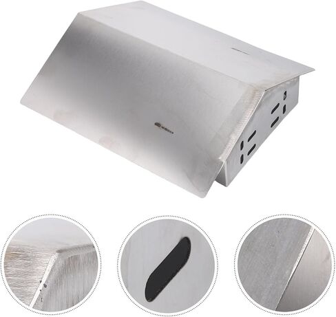 Outdoor Security Camera Cover for Bullet and Dome Cameras, Stainless Steel Weatherproof Protective Rain Shield with Complete Coverage and Easy Installation for Porch and Schools in Saudi Arabia