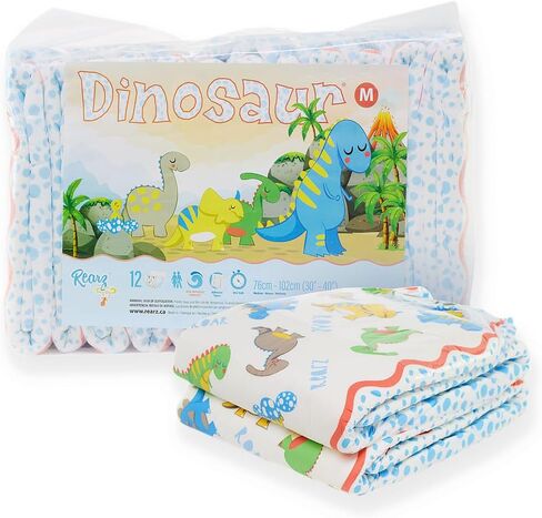 Rearz MEGA Dinosaur Adult Disposable Diapers, X-Large, 12 Pack in Saudi Arabia
