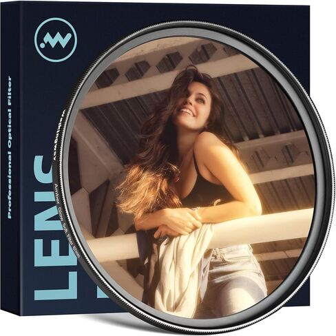 Walking Way 67mm Amber Glow Soft Filter, Warm Amber Tone | Orange Tone & Soft Contrast, Cinematic Nostalgic Look & Flattering Skin, 28-Layer Coated Optical Glass, for Portrait, Wedding in Saudi Arabia