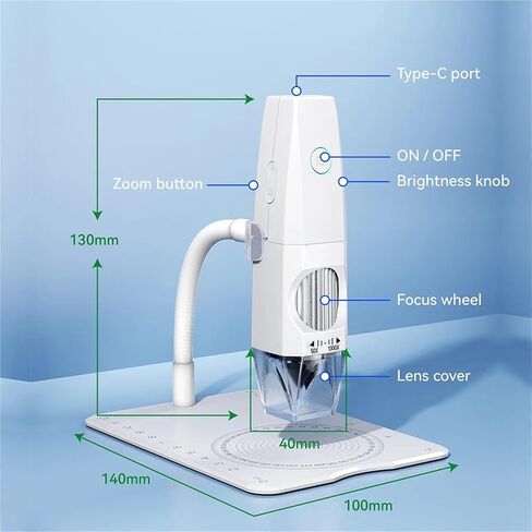 USB Microscope, Microscopes, 2MP 1080P WiFi Electron Microscope USB Computers Connecting Photo Video Taking in Saudi Arabia