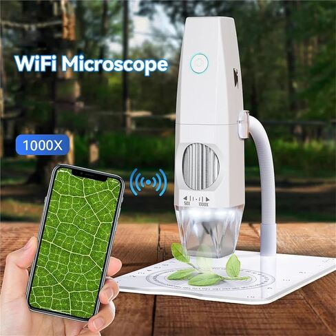 USB Microscope, Microscopes, 2MP 1080P WiFi Electron Microscope USB Computers Connecting Photo Video Taking in Saudi Arabia
