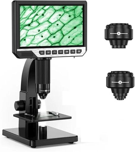 Microscope, Digital Microscope Scope 7 Inch Lab Biological Camera for Electronics Repair,for Homeschool Lab in Kuwait