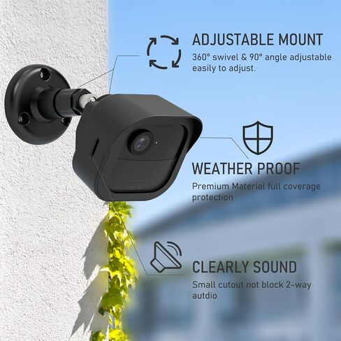 3Pack Blink Outdoor Camera Mount Housing for Blink Camera 4th Gen 2K+ | Protective Housing 360 Degree Adjustable Mount with Blink Sync Module Mount for Blink Outdoor Camera 4th gen, Blink 2K+ in Kuwait