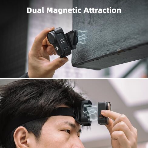 Magnetic Head Mount for DJI Osmo Nano,360° Adjustable Magnetic Quick Release Head & Hat Clip for DJI Osmo Nano Accessories,Vlogging, Sports & Outdoor Shooting in Saudi Arabia