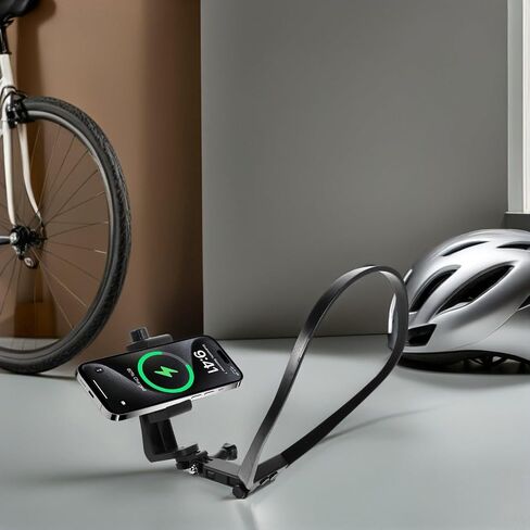 Neck Phone Mount Stand and Camera Chest Holder for POV Recording, Hands-Free Flexible Neck Mount with Strap for Outdoor Cycling Vlogging and Live Broadcast in Saudi Arabia
