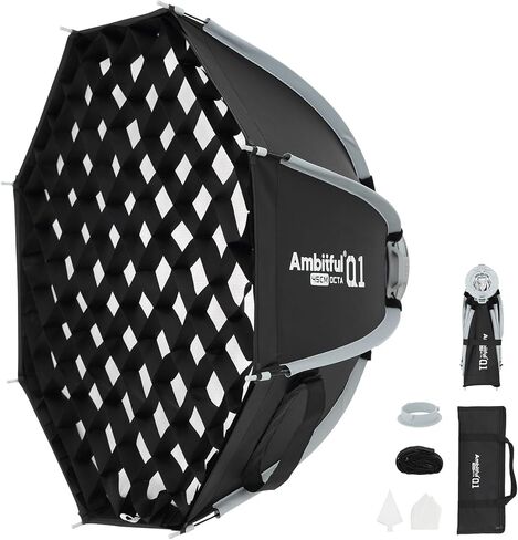 Ambitful Q1 Quick Release Softbox, with Godox Mount, 18 in Octa in Saudi Arabia