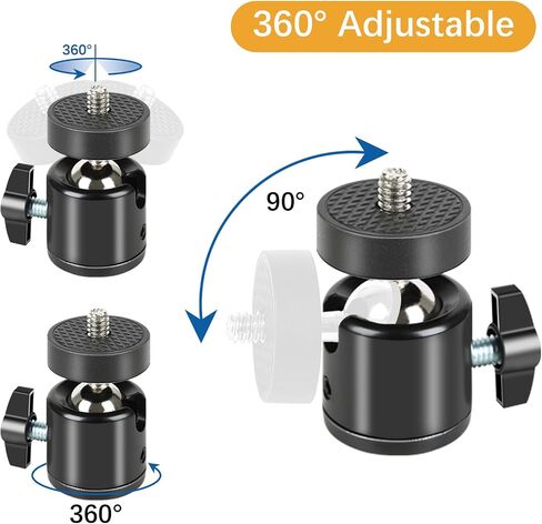 4 Pack Trail Camera Tree Mount, 360°Adjustable Trail Camera Holder | T-Shaped Tracking Camera Bracket, Tree 1/4"-20 Screw Mounting Brackets, Steel Trailcam Holder for Hunting in Saudi Arabia