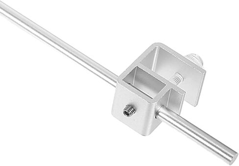 Adjustable Aquarium Light Holder Clamp Aluminum Alloy Lamp Bracket 4pcs with 6.5-11cm Clamp Range Silver for Fish Tank and Aquarium Suitable for Freshwater and Saltwater Tanks in Saudi Arabia