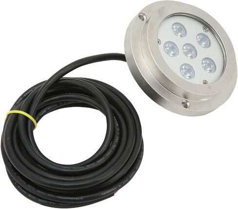 Boat Underwater Light, 316 Stainless Steel Underwater Light 12V 24V 17W RGBW LED 3.8 Inch Flush Mount IP68 for Yacht Ship Motorboat Pool Fountain in Saudi Arabia