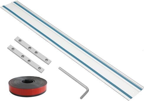 194368-5 55"Track saw Guide Rail.Perfect fit makita Track Saw | Includes 55" makita Guide Rail,2 Rail Connectors and Guide Rails Strip Bar. Track Saw Can't Dance on Guide Rail. in Saudi Arabia