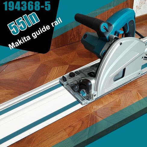 194368-5 55"Track saw Guide Rail.Perfect fit makita Track Saw | Includes 55" makita Guide Rail,2 Rail Connectors and Guide Rails Strip Bar. Track Saw Can't Dance on Guide Rail. in Saudi Arabia