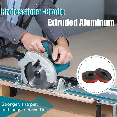194368-5 55"Track saw Guide Rail.Perfect fit makita Track Saw | Includes 55" makita Guide Rail,2 Rail Connectors and Guide Rails Strip Bar. Track Saw Can't Dance on Guide Rail. in Saudi Arabia
