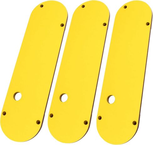 Zero Clearance Table Saw Inserts For DeWalt 749, 7491RS, 7490(Type 1), 744, 745, 746, 7480 with Riving Knife Slot Precise Cuts with No Tear-Out Include Off-set Screws Easy Height Adjustment, 3Pcs in Kuwait