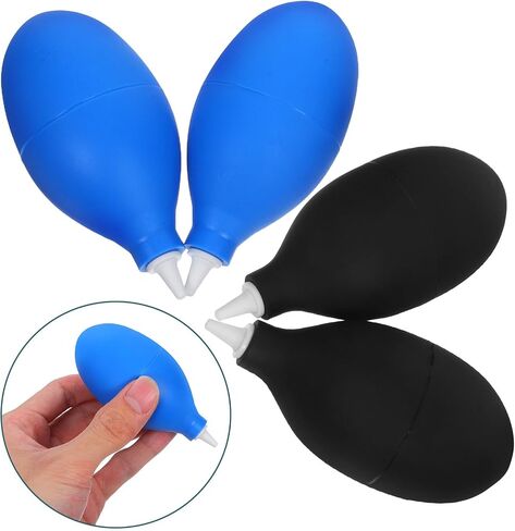 4pcs Silicone Lens Air Blower for DSLR Cameras and Electronics with High Pressure Airflow, Multi-Purpose Camera Cleaning Tool to Extend Lifespan of Devices, for Photographers in Saudi Arabia