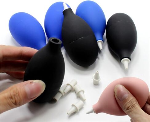 4pcs Silicone Camera Cleaning Tool Air Blower Bulb with Squeeze Suction for Removing Dust from Lens and Watch, Easy Operation Blowing Ball Suitable for Trip and Store Use in Kuwait