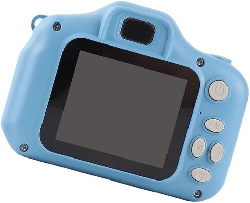 Children's Digital Camera 1080P Mini Portable Kids Camera 2.0 Inch Color Screen with Photo Video, Lanyard for Neck, Replaceable Memory Card, for Kids (Blue) in Saudi Arabia