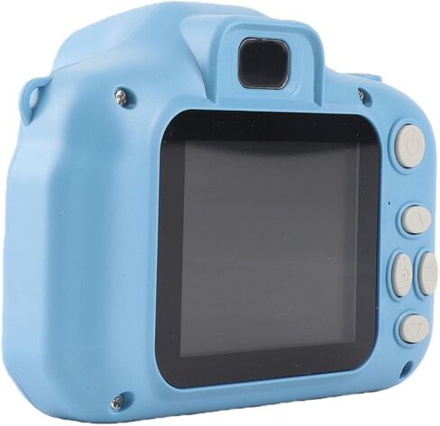 Children's Digital Camera 1080P Mini Portable Kids Camera 2.0 Inch Color Screen with Photo Video, Lanyard for Neck, Replaceable Memory Card, for Kids (Blue) in Saudi Arabia