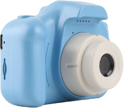 Children's Digital Camera 1080P Mini Portable Kids Camera 2.0 Inch Color Screen with Photo Video, Lanyard for Neck, Replaceable Memory Card, for Kids (Blue) in Saudi Arabia
