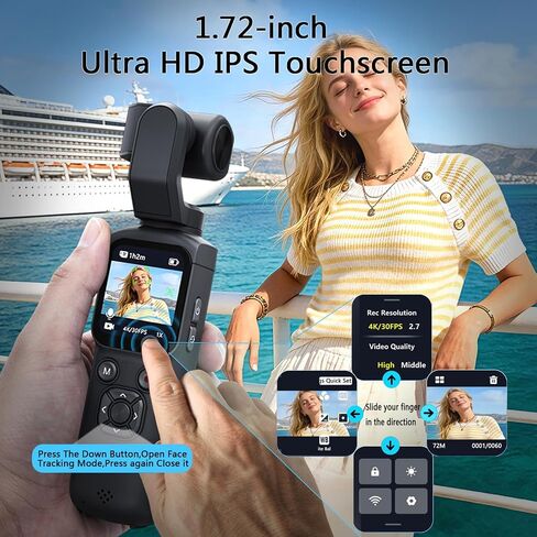 4K Vlogging Camera,Pocket Camera in Kuwait