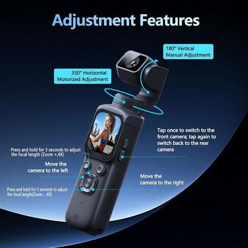 4K Vlogging Camera,Pocket Camera in Kuwait