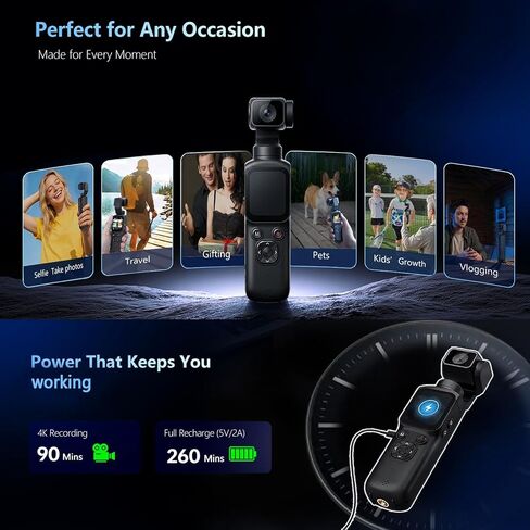 4K Vlogging Camera,Pocket Camera in Kuwait