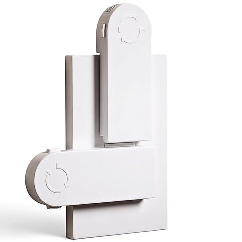 Geddy's Mom Self-Closing Safety Outlet Cover Plate, 1-Screw Duplex Style | Automatic Babyproofing Outlet Cover System for 1-Screw Duplex Outlets, Easy Install, Award-Winning Baby Proofing in Kuwait