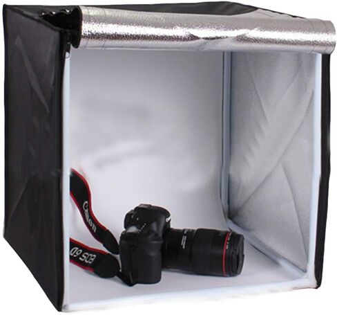 323232"Photo Studio Light Box 3 Backgrounds with 2LED Light Photography Lighting Kit for Jewelry Accessories Toys and Small Objects in Saudi Arabia
