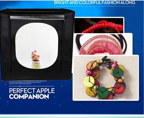 323232"Photo Studio Light Box 3 Backgrounds with 2LED Light Photography Lighting Kit for Jewelry Accessories Toys and Small Objects in Saudi Arabia
