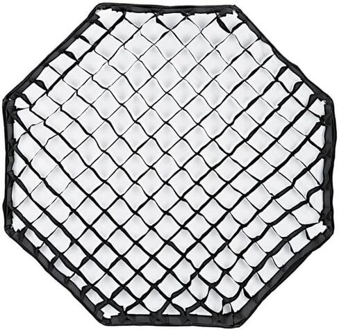 Godox Flash Octa Softbox 31.5 in with Grid, Bowens Mount Light Modifier for Soft Controlled Illumination, Collapsible Octagonal Softbox for Portraits, Close-Up Photography, and Content Creation in Saudi Arabia