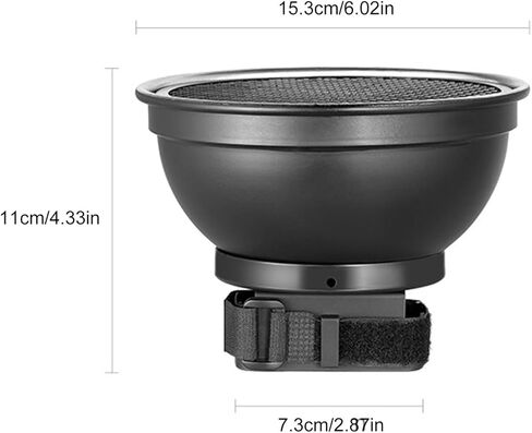 Square Flash Softbox for Strobe Flash Light, Easy Install Foldable Light Modifier with Honeycomb Grid and Diffuser in Kuwait