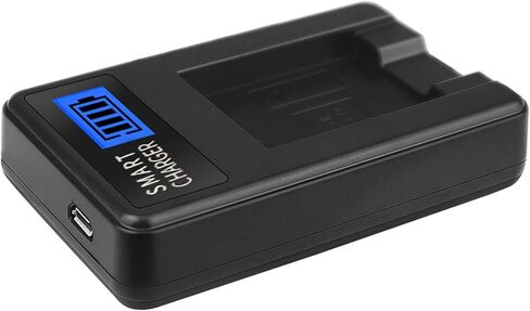 LCD USB EN-EL19 Replacement Charger for S100 S2500 S2550 S2600 S2700 S2750 S2800 S3100 S3200 Cameras Batteries USB Battery Charger LED Screen in Saudi Arabia