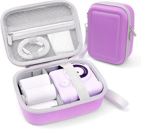 Krypthos Kids Instant Print Camera Case for Dylanto for ESOXOFFORE (Blue) | Compatible with ESOXOFFORE, Dylanto, DUDUDRAGON, Zostuic, Gofunly, Cimizi, Paper Storage, Shockproof, Durable, Easy to Carry in Saudi Arabia