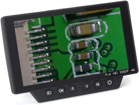 Microscope 34Mp 4K Microscope Camera with LCD Screen 100X C-Mount Objective Lens for Mobile Pbc Repair Soldering, in Kuwait